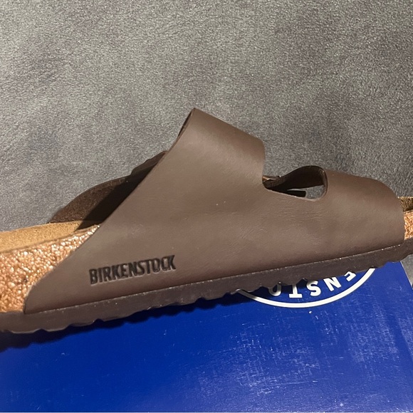 Birkenstock Women’s Arizona Sandals Birko-Flor Dark Brown Size 10US 41EU - Picture 13 of 16